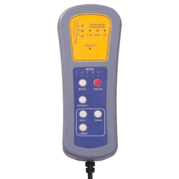 sötétbarna szövet masszázsfotel