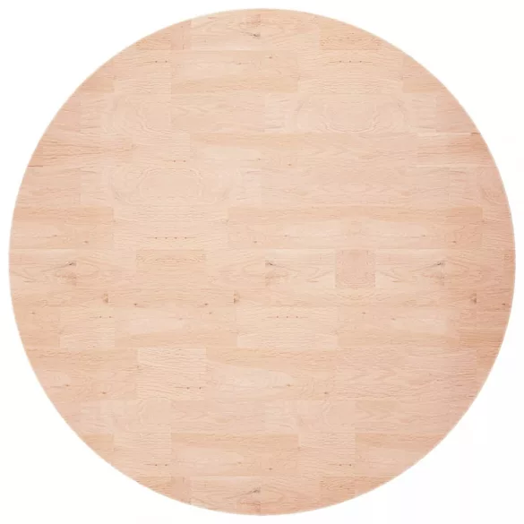 kerek kezeletlen tömör tölgyfa asztallap Ø60 x 1,5 cm