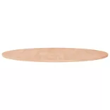 kerek kezeletlen tömör tölgyfa asztallap Ø90 x 1,5 cm
