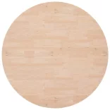 kerek kezeletlen tömör tölgyfa asztallap Ø90 x 4 cm