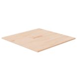 kezeletlen tömör tölgyfa négyzet asztallap 70x70x1,5 cm