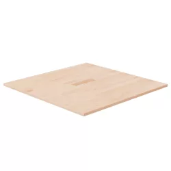 kezeletlen tömör tölgyfa négyzet asztallap 70x70x1,5 cm