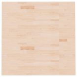 kezeletlen tömör tölgyfa négyzet asztallap 90x90x1,5 cm