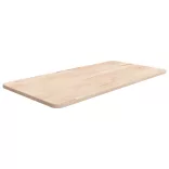 kezeletlen tömör fa fürdőszobai pult 80 x 40 x 1,5 cm