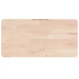 kezeletlen tömör fa fürdőszobai pult 80 x 40 x 1,5 cm