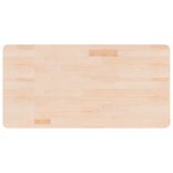 kezeletlen tömör fa fürdőszobai pult 100x50x1,5cm