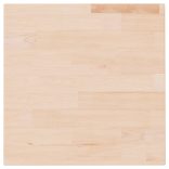 kezeletlen tömör tölgyfa négyzet asztallap 40x40x2,5 cm