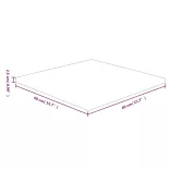 kezeletlen tömör tölgyfa négyzet asztallap 40x40x2,5 cm