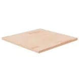 kezeletlen tömör tölgyfa négyzet asztallap 60x60x2,5 cm