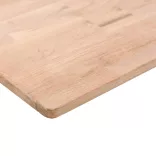 kezeletlen tömör tölgyfa négyzet asztallap 60x60x2,5 cm