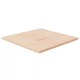 kezeletlen tömör tölgyfa négyzet asztallap 70x70x2,5 cm