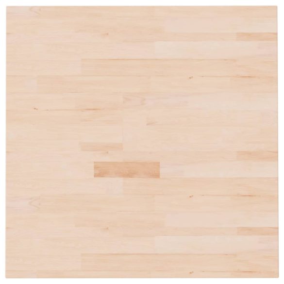 kezeletlen tömör tölgyfa négyzet asztallap 70x70x2,5 cm