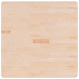 kezeletlen tömör tölgyfa négyzet asztallap 80x80x2,5 cm