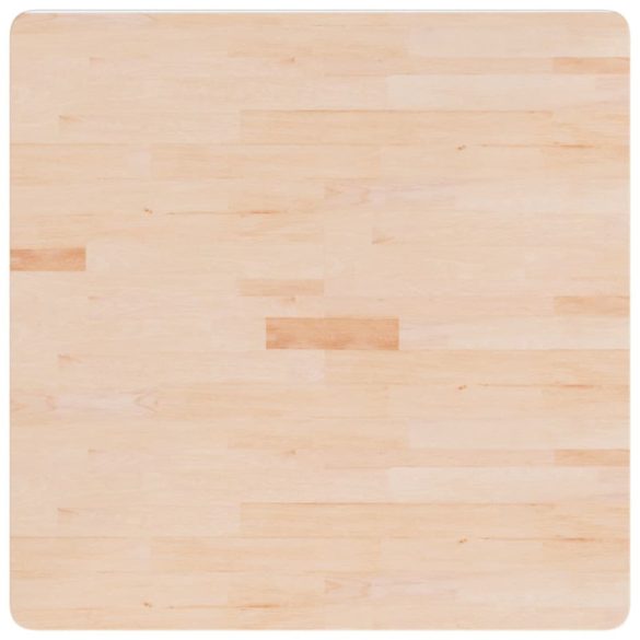 kezeletlen tömör tölgyfa négyzet asztallap 80x80x2,5 cm