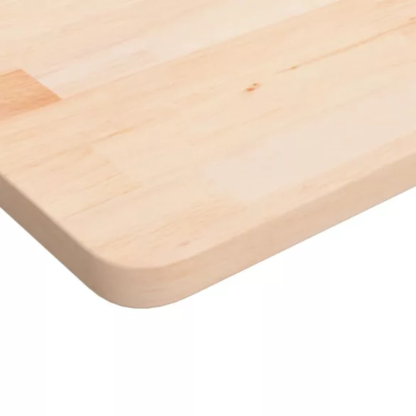 kezeletlen tömör tölgyfa négyzet asztallap 90x90x2,5 cm