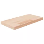 kezeletlen tömör tölgyfa polclap 40 x 20 x 2,5 cm