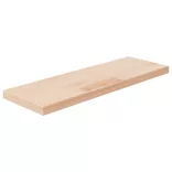 kezeletlen tömör tölgyfa polclap 60x20x2,5 cm