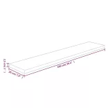 kezeletlen tömör tölgyfa polclap 100x20x2,5 cm