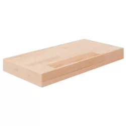 kezeletlen tömör tölgyfa polclap 40 x 20 x 4 cm