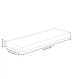 kezeletlen tömör tölgyfa polclap 40 x 20 x 4 cm