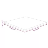 világosbarna kezelt tömör tölgyfa négyzet asztallap 60x60x2,5cm