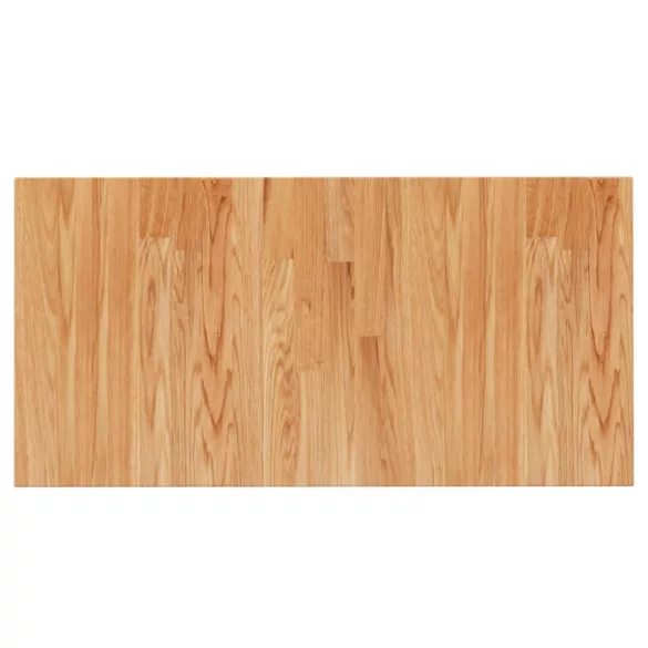 világosbarna kezelt tömör fa fürdőszobai pult 80 x 40 x 2,5 cm