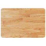 világosbarna kezelt tömör fa fürdőszobai pult 60x40x2,5 cm