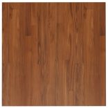 sötétbarna kezelt tömör tölgyfa négyzet asztallap 70x70x2,5cm