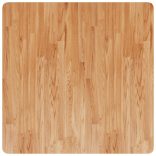 világosbarna kezelt tömör tölgyfa négyzet asztallap 80x80x4 cm
