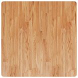 világosbarna kezelt tömör tölgyfa négyzet asztallap 90x90x4 cm