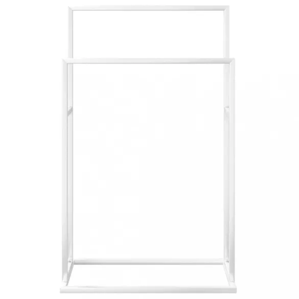 szabadon álló fehér vas törölközőtartó 48 x 24 x 78,5 cm