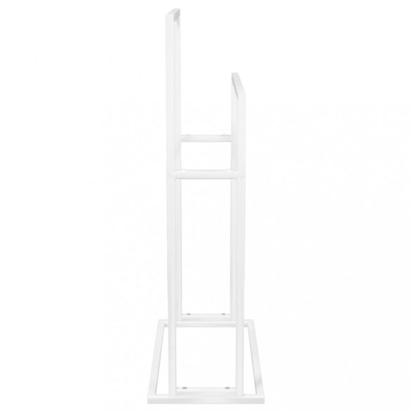 szabadon álló fehér vas törölközőtartó 48 x 24 x 78,5 cm