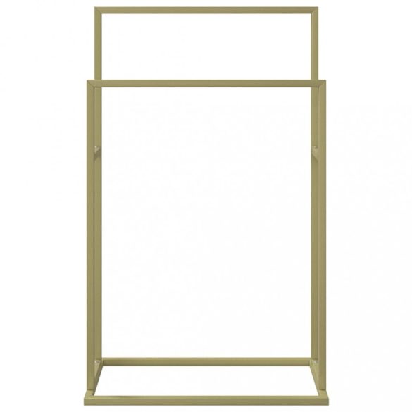 aranyszínű vas szabadon álló törölközőtartó 48 x 24 x 78,5 cm