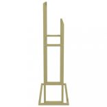 aranyszínű vas szabadon álló törölközőtartó 48 x 24 x 78,5 cm