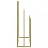 aranyszínű vas szabadon álló törölközőtartó 48 x 24 x 79 cm
