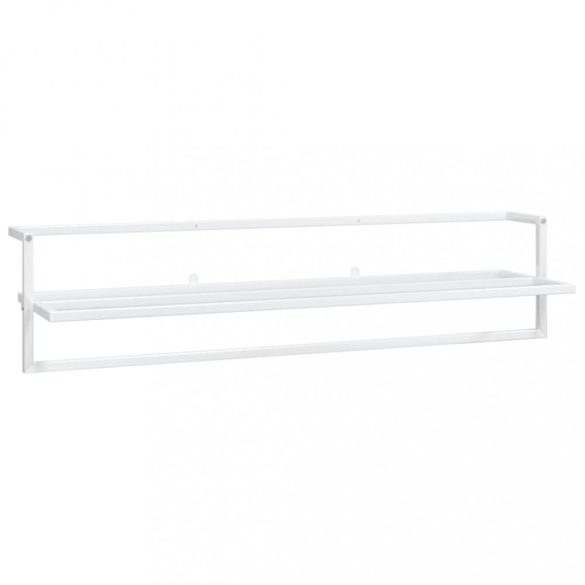 fehér vas törölközőtartó 95 x 25 x 22 cm