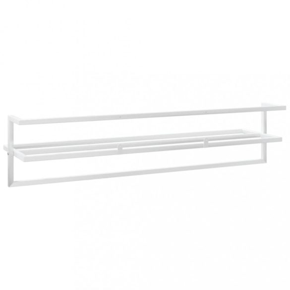 fehér vas törölközőtartó 95 x 25 x 22 cm