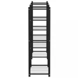 fekete vas virágtartó állvány 83 x 25 x 80 cm