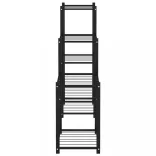 fekete vas virágtartó állvány 83 x 25 x 80 cm