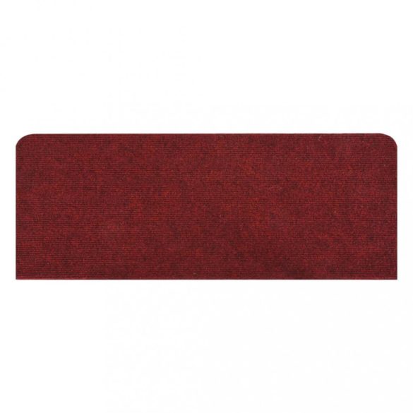 15 db piros öntapadó lépcsőszőnyeg 65x24,5x3,5 cm