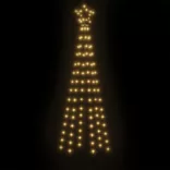 kúp alakú karácsonyfa 108 meleg fehér LED-del 70 x 180 cm