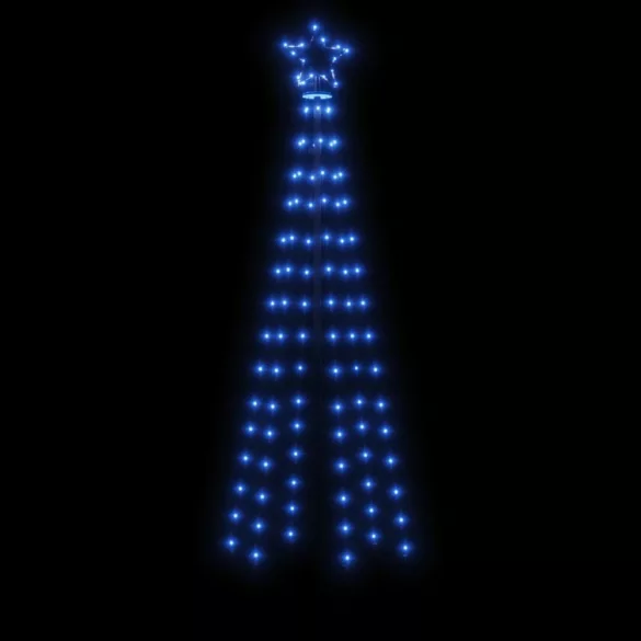 kúp alakú karácsonyfa 108 kék LED-del 70 x 180 cm
