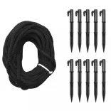 kúp alakú karácsonyfa 310 hideg fehér LED-del 100 x 300 cm