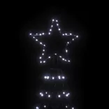 kúp alakú karácsonyfa 1400 hideg fehér LED-del 160 x 500 cm