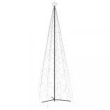 kúp alakú karácsonyfa 1400 kék LED-del 160x500 cm