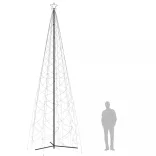 kúp alakú karácsonyfa 1400 kék LED-del 160x500 cm