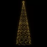kúp alakú karácsonyfa 1400 meleg fehér LED-del 160 x 500 cm