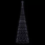 kúp alakú karácsonyfa 3000 hideg fehér LED-del 230 x 800 cm