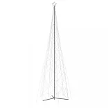 kúp alakú karácsonyfa 3000 kék LED-del 230 x 800 cm