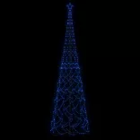 kúp alakú karácsonyfa 3000 kék LED-del 230 x 800 cm